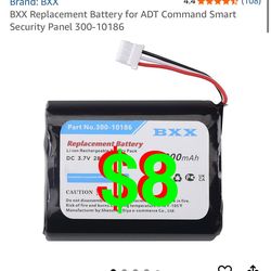 Replacement Battery for ADT Command Smart Security Panel 300*10186