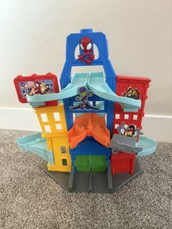 Spiderman Car Racetrack Toy 