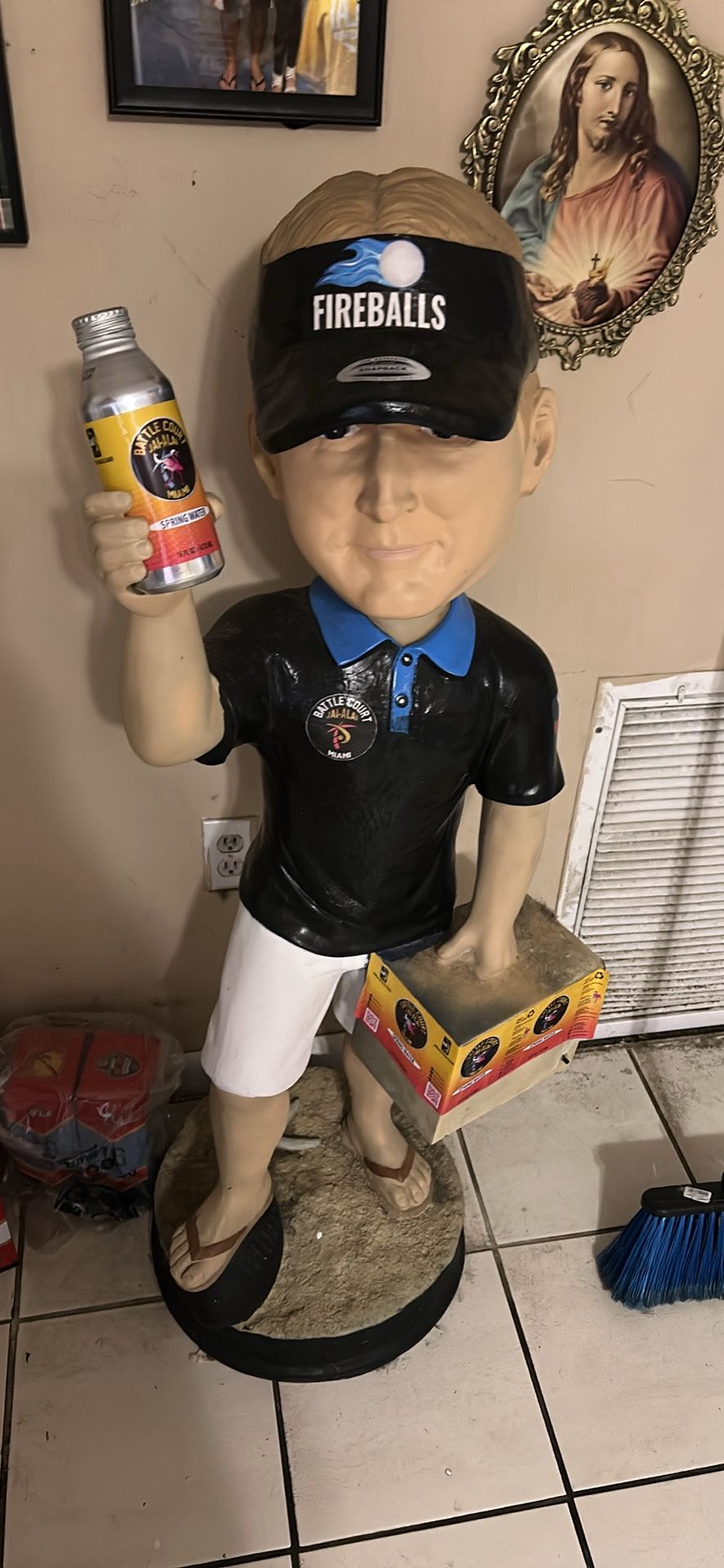 John Gruden 4 Foot Bobble head