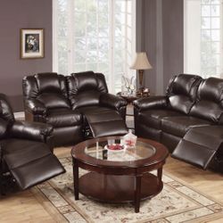 Sofa, Love Seat & Chair