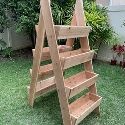 8-tier Freestanding A-frame Ladder Style Planter