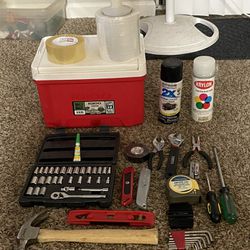 Small Tool Collection W/ Cooler