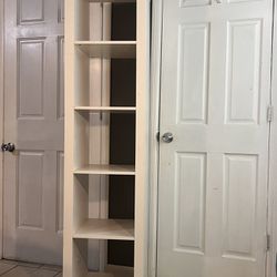 5 Shelf Storage Unit White 