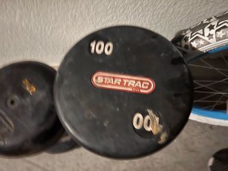 Single dumbbell 100lb weight