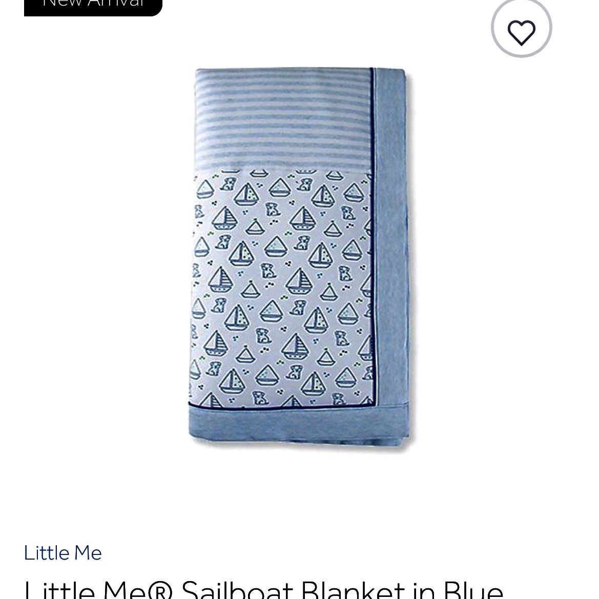 Blue Sailboat Blanket