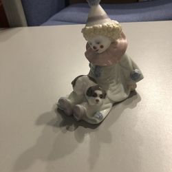 Pierrot with Puppy -Lladro #05277