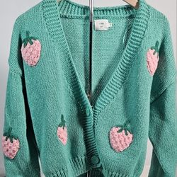 Luna IVY STRAWBERRY CARDIGAN