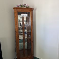 Corner Curio Cabinet