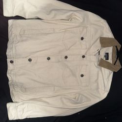 Jeremiah Brand American Legacy Button Down Denim Trucker Jacket Size M