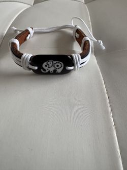  Elephant Bracelet Leather Adjustable Strings Cuff Unisex Handmade Lucky Gift 