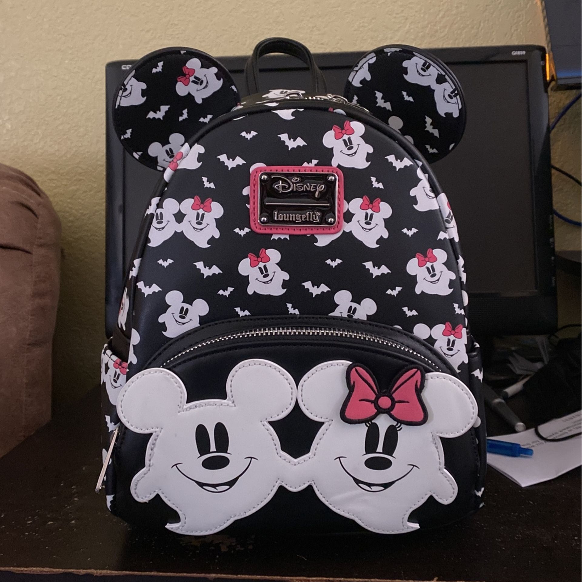 Ghost Mickey And Minnie Loungefly