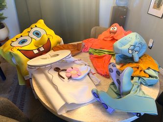 Adult SpongeBob character costumes