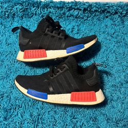 Adidas NMD R1 Core Black Lush Red
