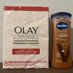 Olay Bar Soap Vaseline Lotion Bundle