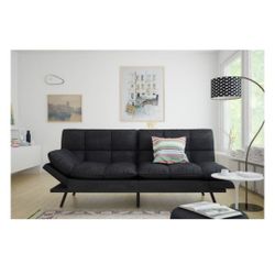 Faux Suede Futon