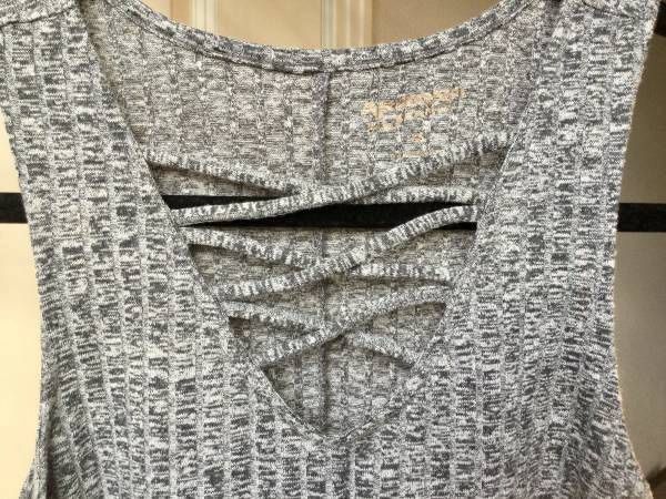 Arizona Jean Criss Cross Womens Tank Top Size XS