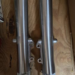 Stock Polished Aluminum 2003 Harley Davidson Road King Lower Front Legs