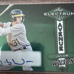 Jacob Wilson Autograph  /15   SP Beautiful Condition 