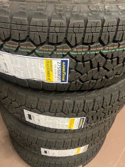 275/60/20 new Goodyear wrangler Trailrunner all terrain tires 275/60r20 Llantas Nuevas todo terreno