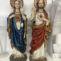 Jesus And Mary Statue Figurines 