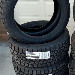 Toyo 33x12.50r22 AT3. Set Of 4 New Tires. 