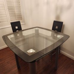 Glass Dining Table Set