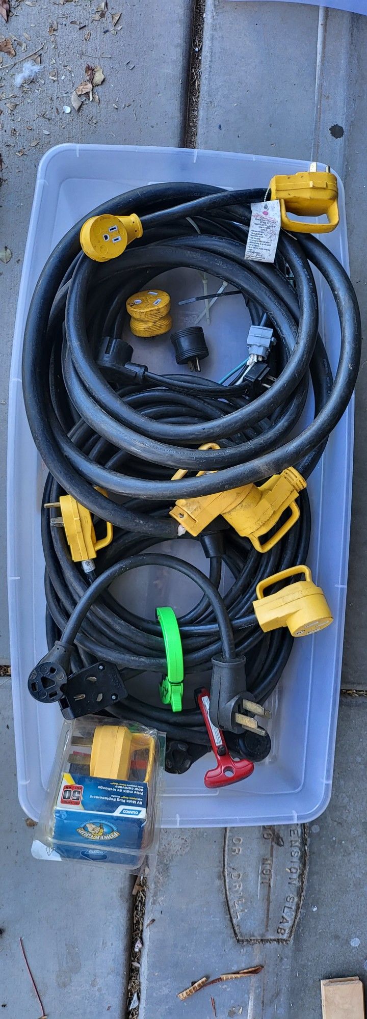 50A and 30A RV Cables and Adaptors