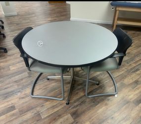 Commercial grade office furniture Round table and chairs