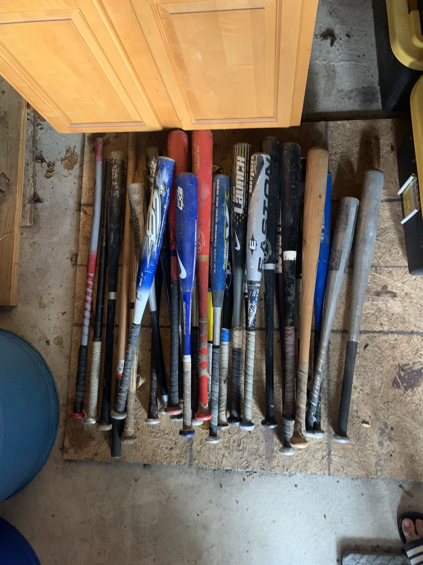 Used baseball bats/baseball equipment