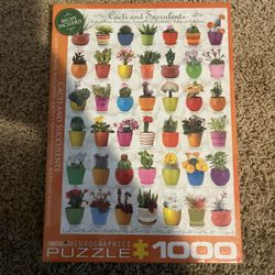 1000 piece cactus and succulent puzzle 