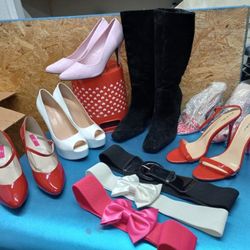 Dress Shoes And Belts LOT