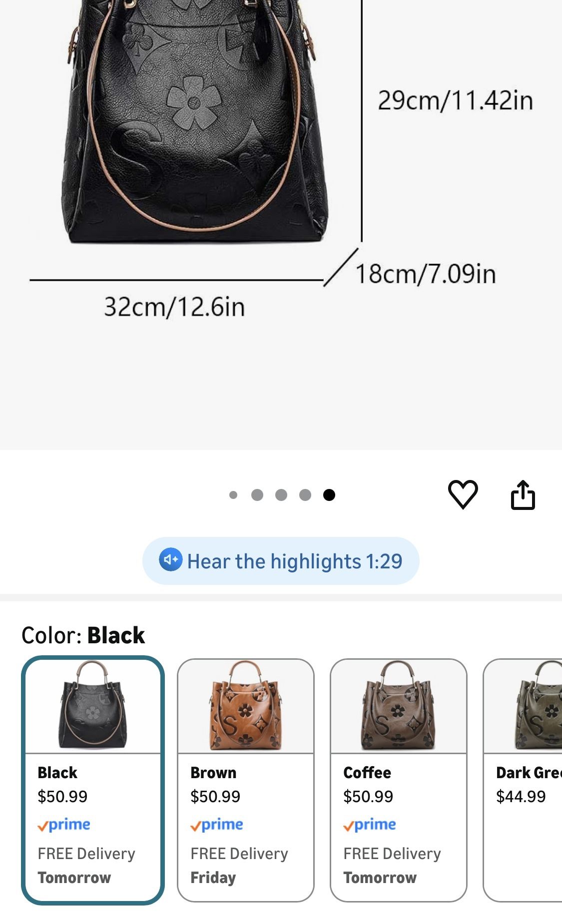 Leather Tote Bag 