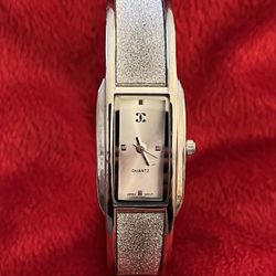 Silver Bangle Watch