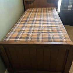 Solid wood captains Bed Twin 