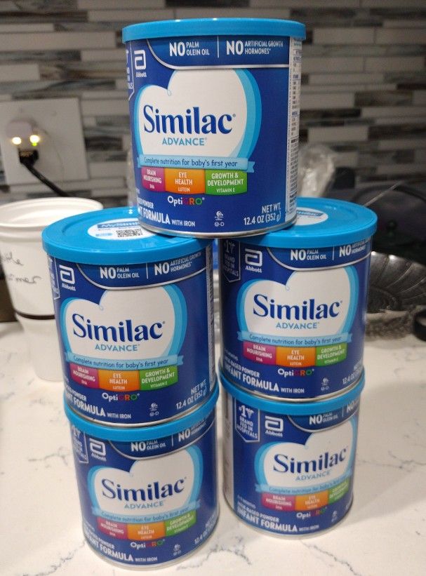 5 Cans Of Similac Formula Each