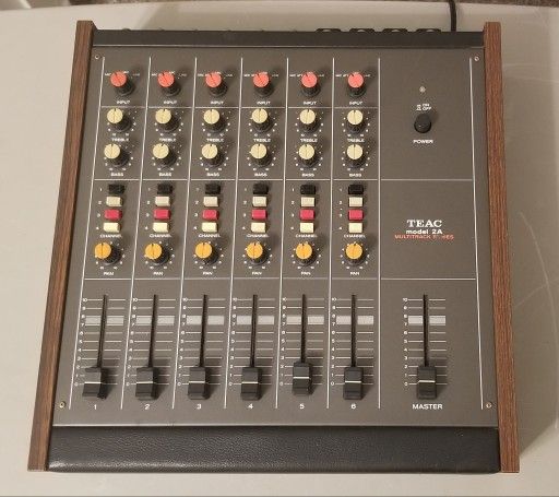 Teac (Tascam) M-2A 6 Channel Analog MIxer 1980'sr
