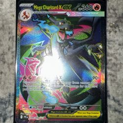 Mega Charizard X Ex Pokemon Card
