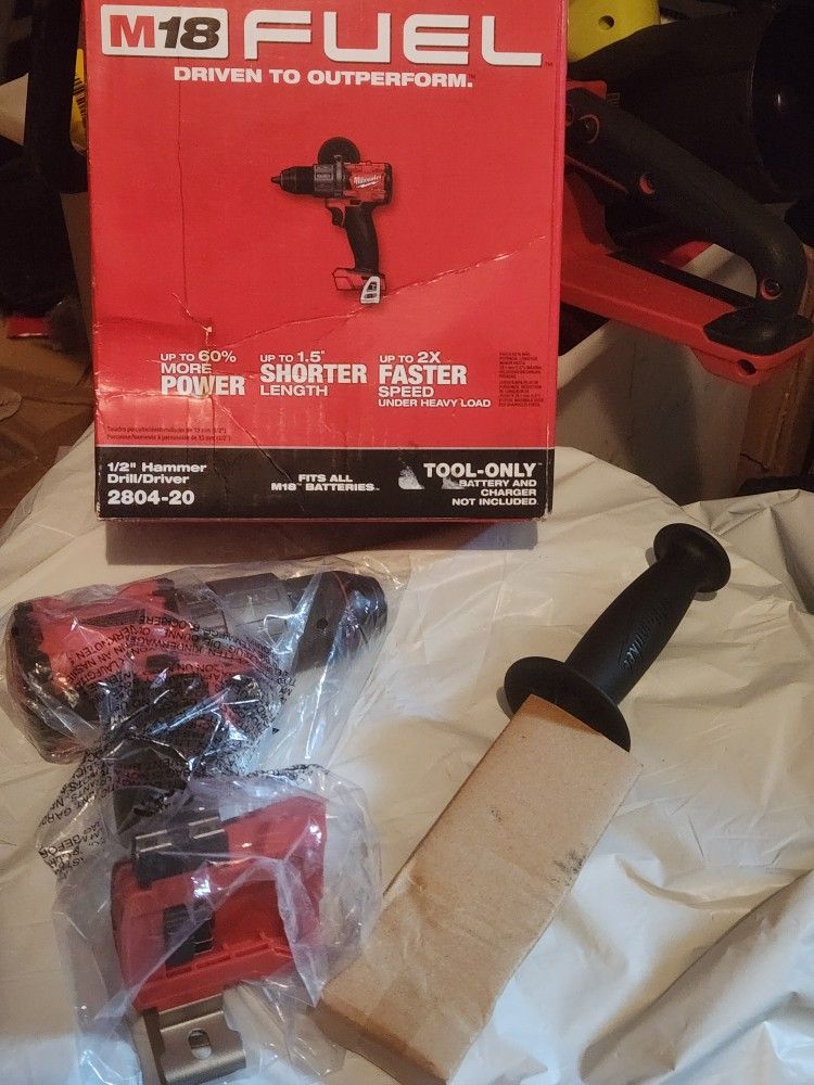 Milwaukee M18 FUEL 18V Li-Ion Brushless Cordless 1/2'' Hammer Drill 2804-20