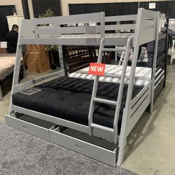 Brand New Full/Twin Bunkbed With Both Mattresses Included. 