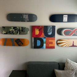 Pottery Barn Teen Skateboard Wall Art and Canvas
