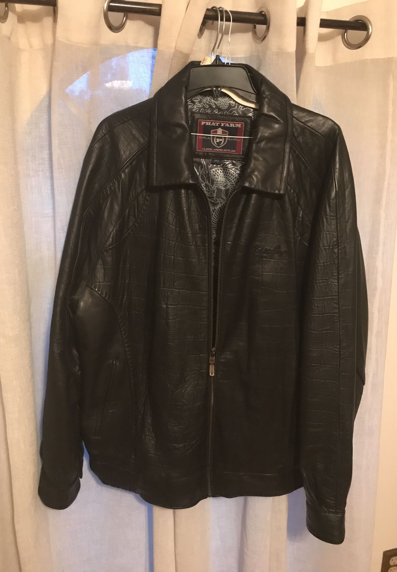 3xl Phat Farm Leather Jacket