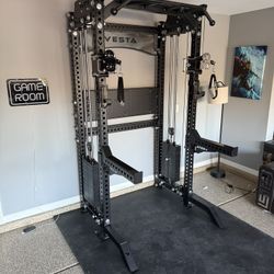 Vesta Fitness PRO SERIES 2-1 Ultimate Half Rack Functional Trainer/Gym Equipment/ Home Gym/ Fitness/ FREE DELIVERY 🚚 