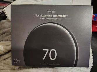 Google Nest Learning Thermostat w Nest Temperature Sensor