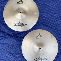 Zildjian A Series 14” New Beat Hi Hat Drum Cymbals Retails for $529