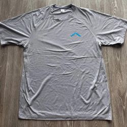 Lot of 12 Sport-Tek T-Shirts Mens M & L Gray Short Sleeve Performance Tee