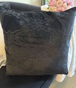 Black Velvet Pillow $8