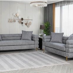 2 PC SOFA AND LOVESEAT NEW IN BOX