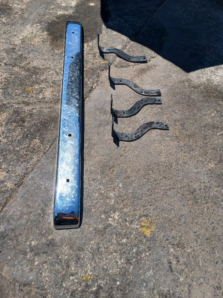 1954 Ford F100 Rear Bumper And Brackets No Hardware