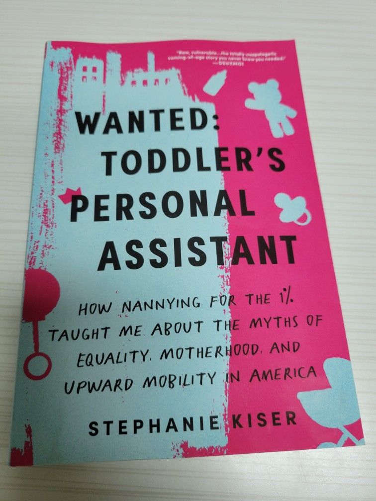 'Wanted: Toddler's Personal Assistant' - Book