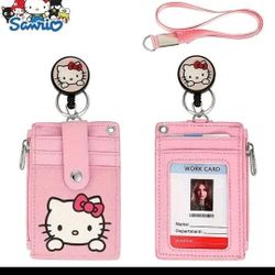Hello Kitty Sanrio Wallet Work Lanyard